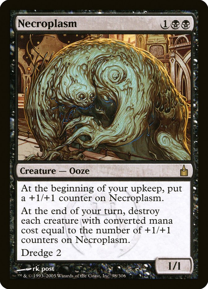 MTG Card Title: Necroplasm RAV/98