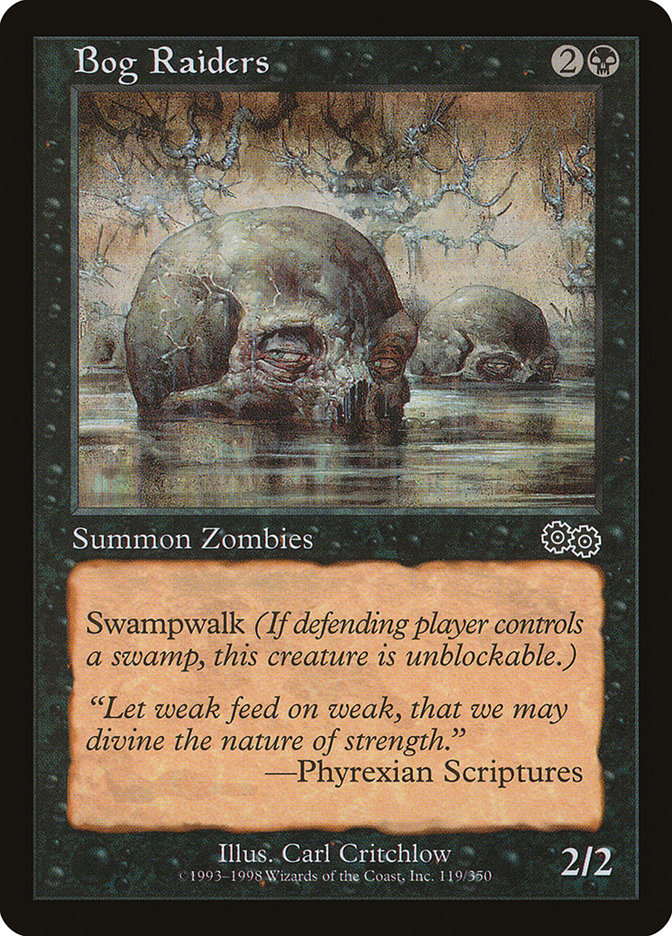 MTG Card Title: Bog Raiders USG/119