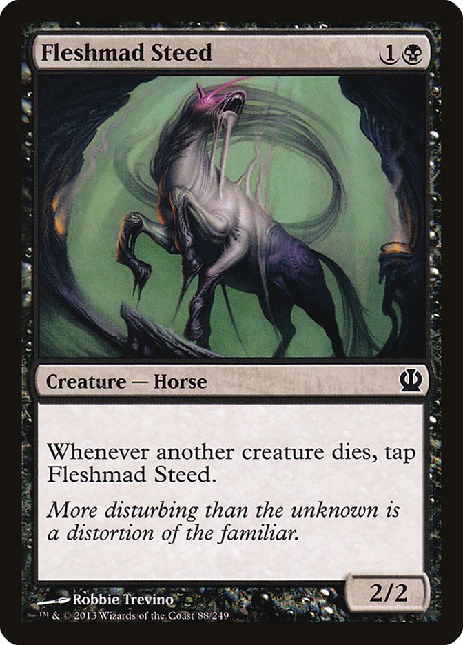 MTG Card Title: Fleshmad Steed THS/88