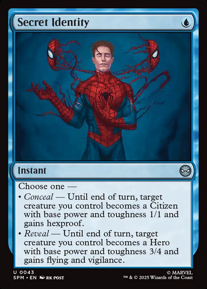 MTG Card Title: Secret Identity SPM/43
