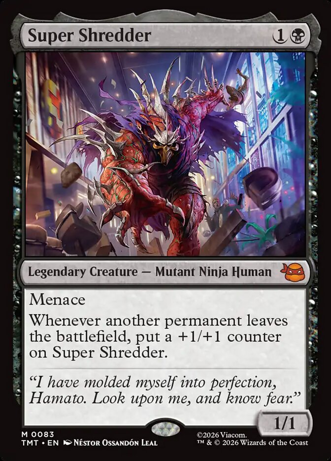 MTG Card Title: Super Shredder TMT/83