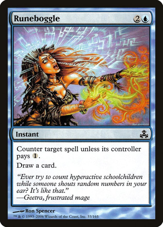 MTG Card Title: Runeboggle GPT/33