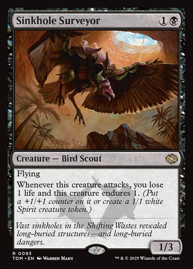 MTG Card Title: Sinkhole Surveyor TDM/93