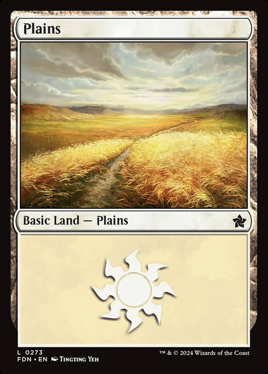 MTG Card Title: Plains FDN/273
