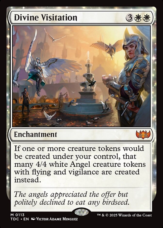 MTG Card Title: Divine Visitation TDC/113
