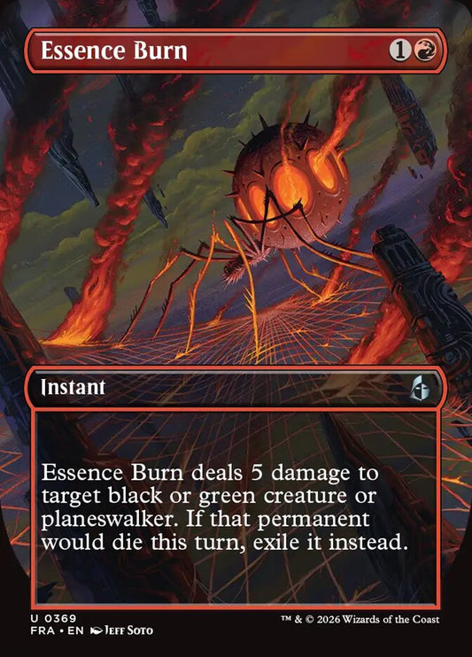 MTG Card Title: Essence Burn FRA/369