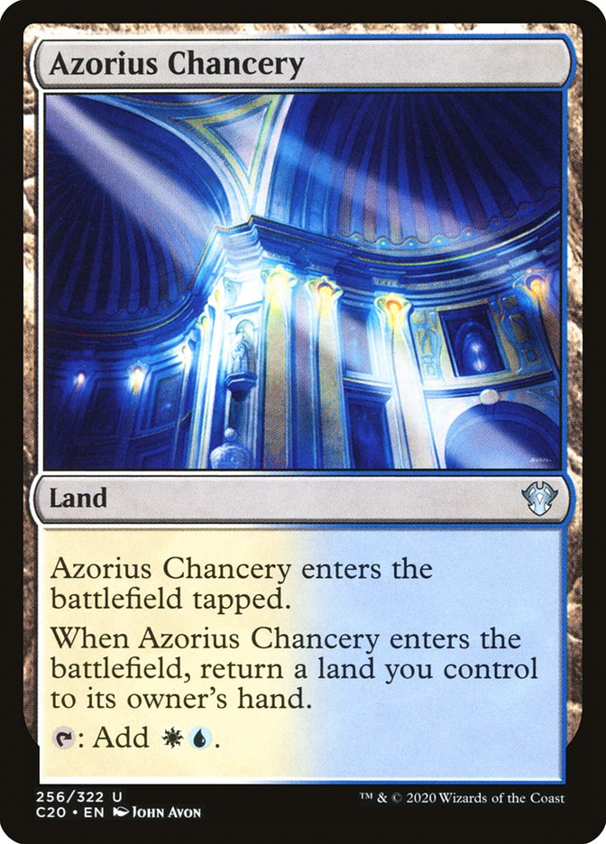 MTG Card Title: Azorius Chancery C20/256