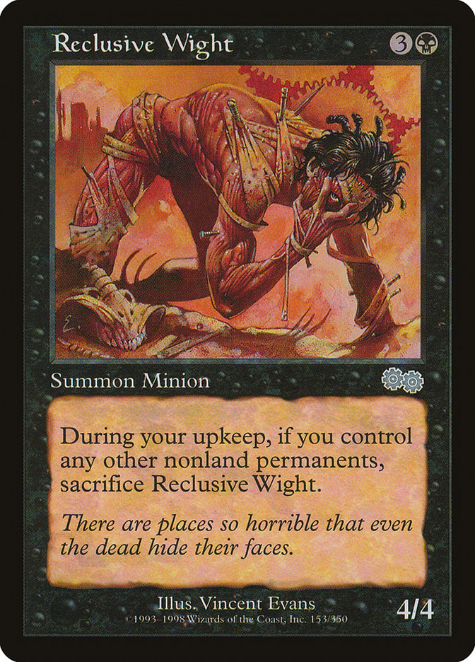 MTG Card Title: Reclusive Wight USG/153