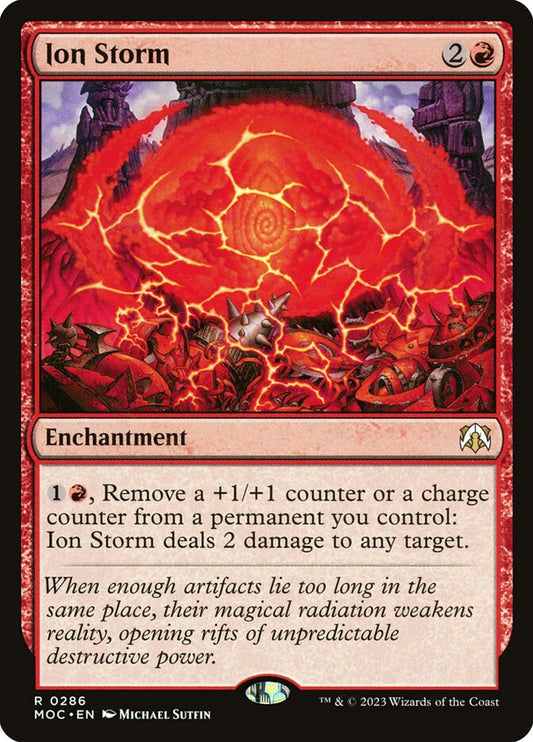 MTG Card Title: Ion Storm MOC/286