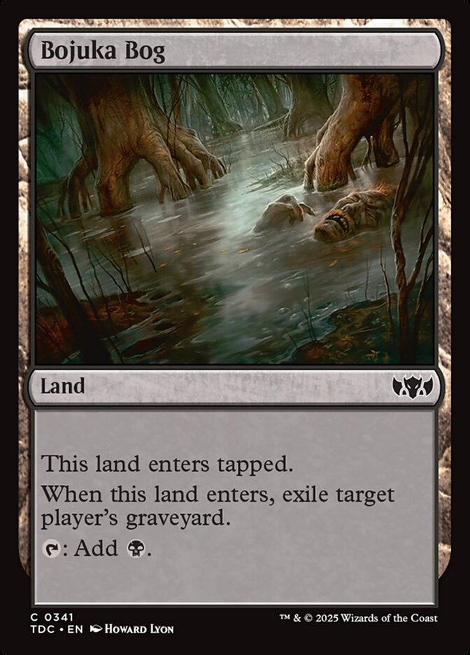 MTG Card Title: Bojuka Bog TDC/341