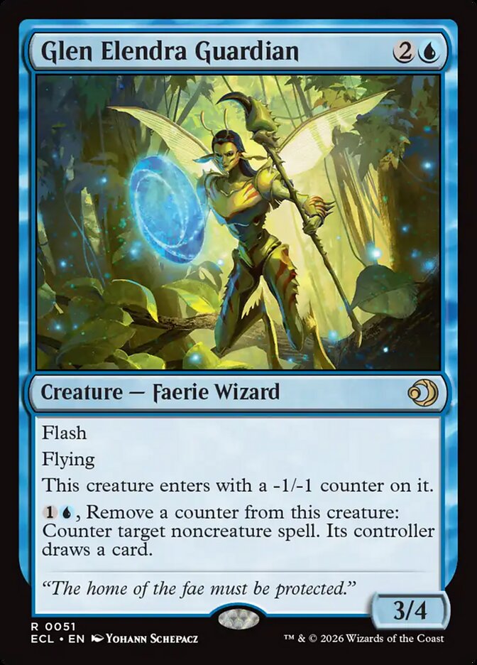 MTG Card Title: Glen Elendra Guardian ECL/51