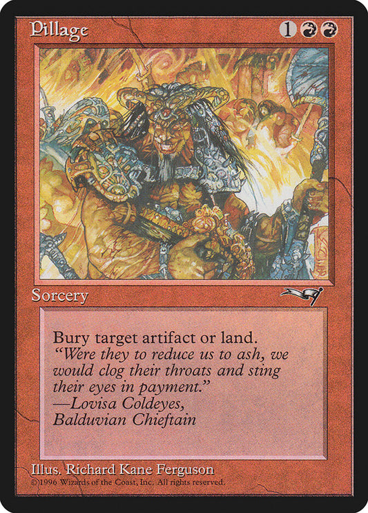 MTG Card Title: Pillage ALL/76