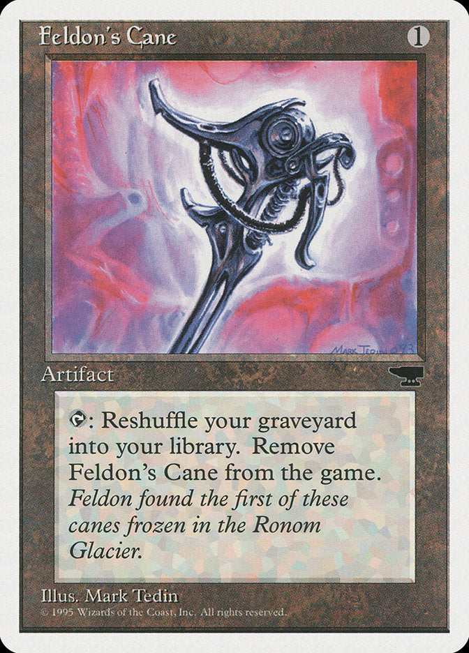 MTG Card Title: Feldon's Cane CHR/97