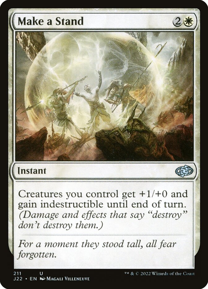 MTG Card Title: Make a Stand J22/211