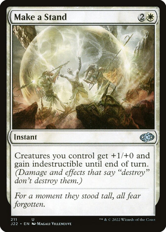 MTG Card Title: Make a Stand J22/211