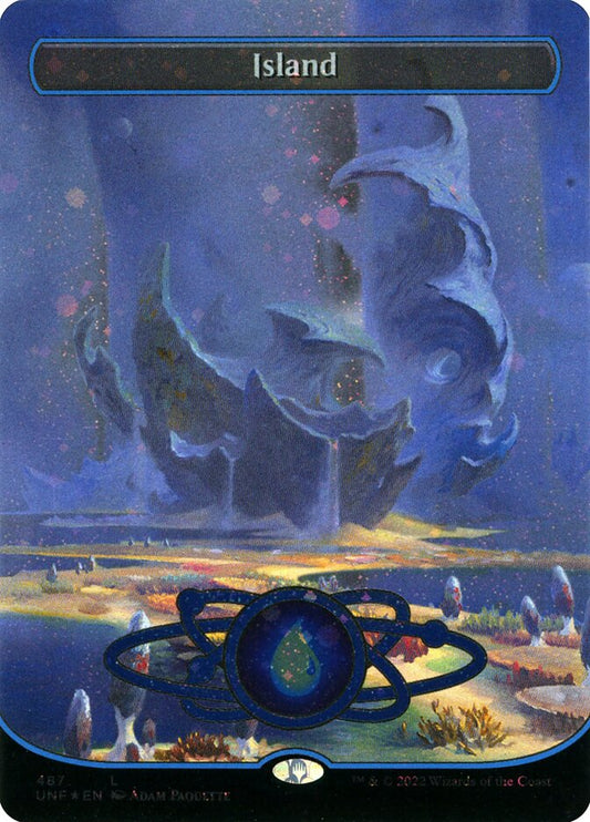 MTG Card Title: Island UNF/487