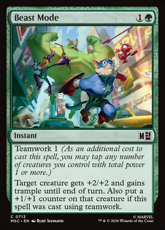 MTG Card Title: Beast Mode MSC/713