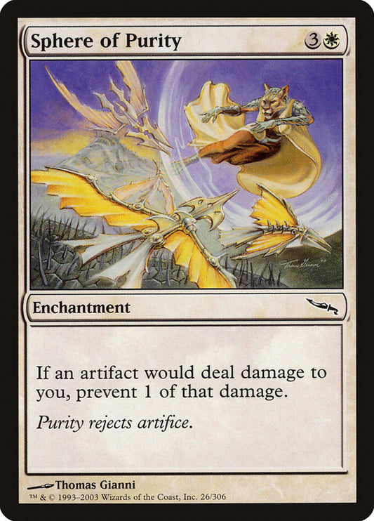 MTG Card Title: Sphere of Purity MRD/26