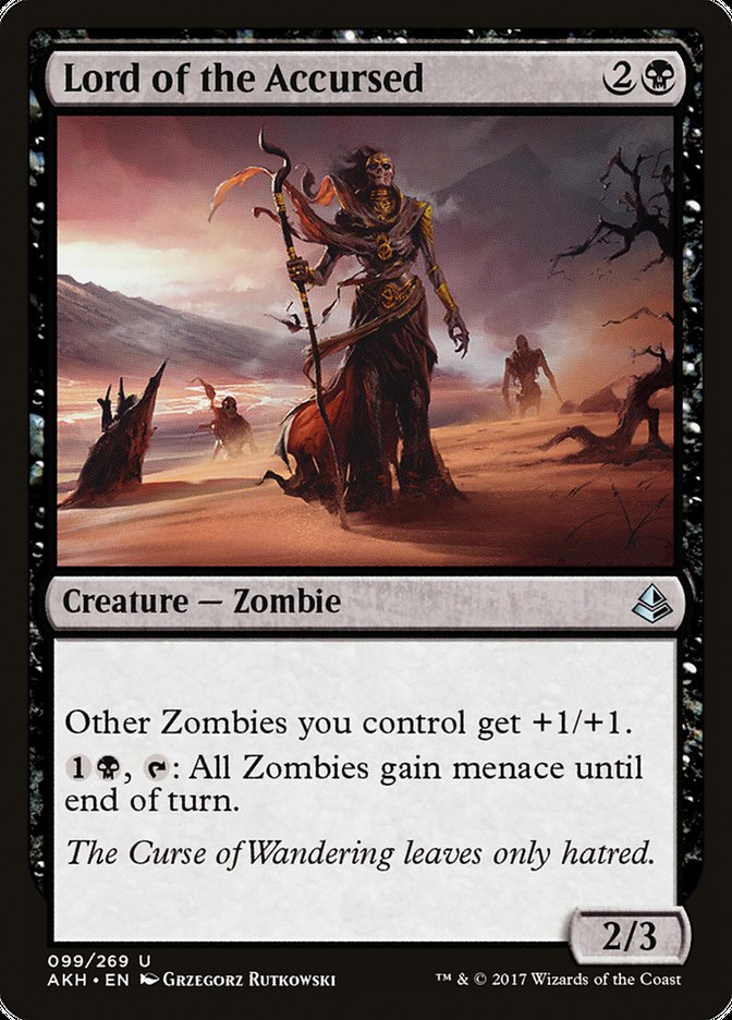 MTG Card Title: Lord of the Accursed AKH/99