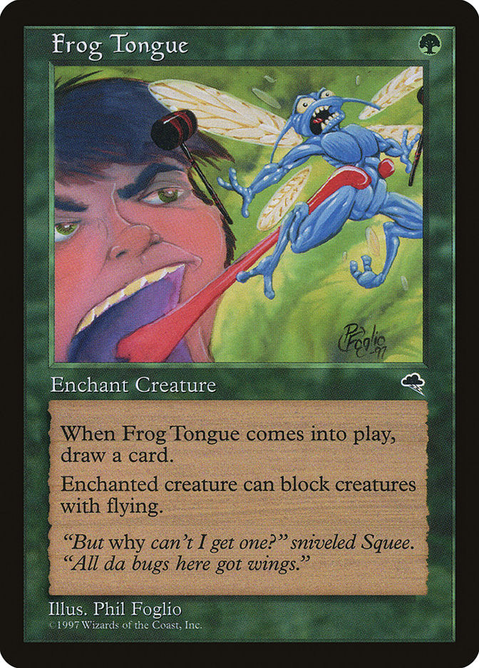 MTG Card Title: Frog Tongue TMP/228