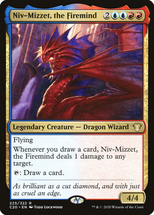 MTG Card Title: Niv-Mizzet, the Firemind C20/225