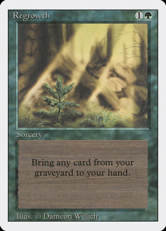MTG Card Title: Regrowth 3ED/214
