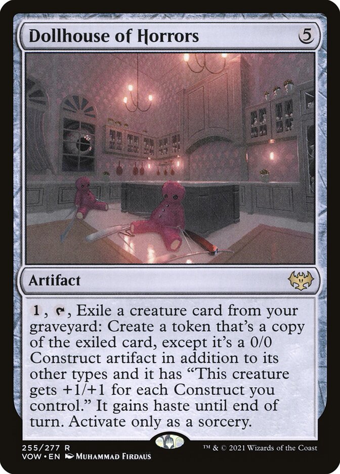 MTG Card Title: Dollhouse of Horrors VOW/255