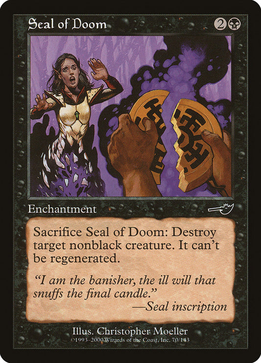 MTG Card Title: Seal of Doom NEM/70
