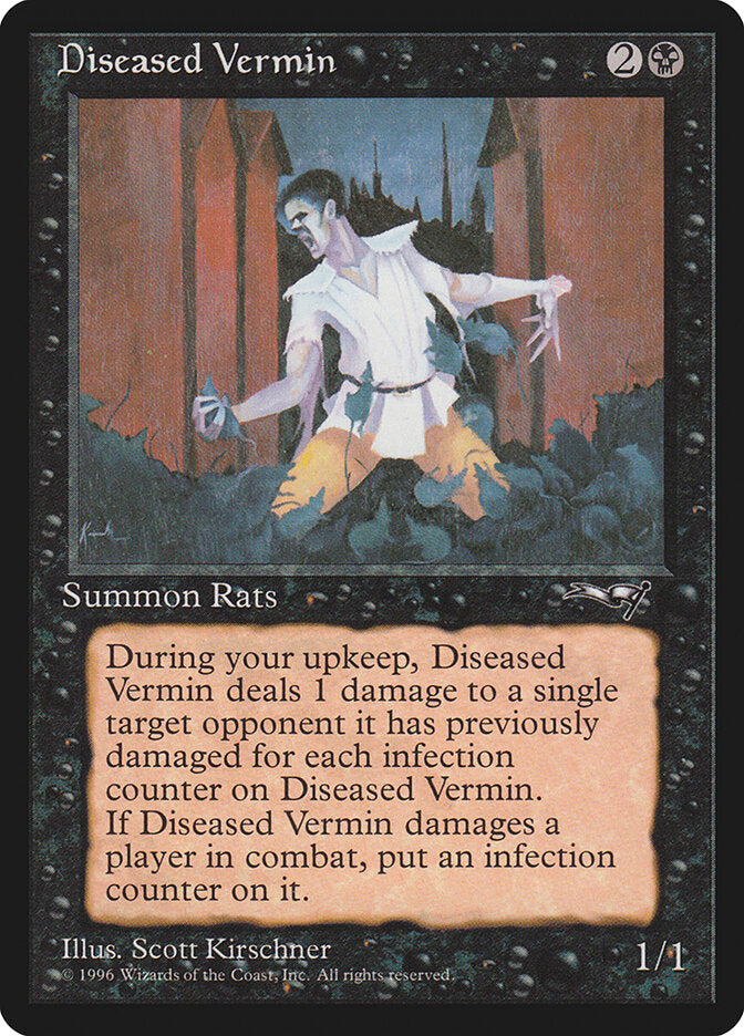 MTG Card Title: Diseased Vermin ALL/46