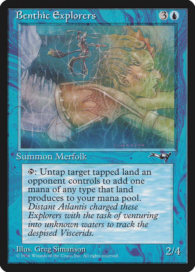 MTG Card Title: Benthic Explorers ALL/24b