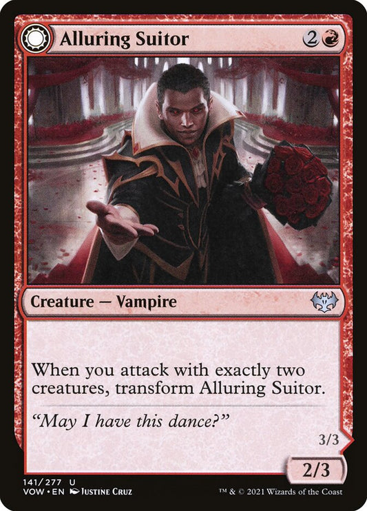 MTG Card Title: Alluring Suitor // Deadly Dancer VOW/141