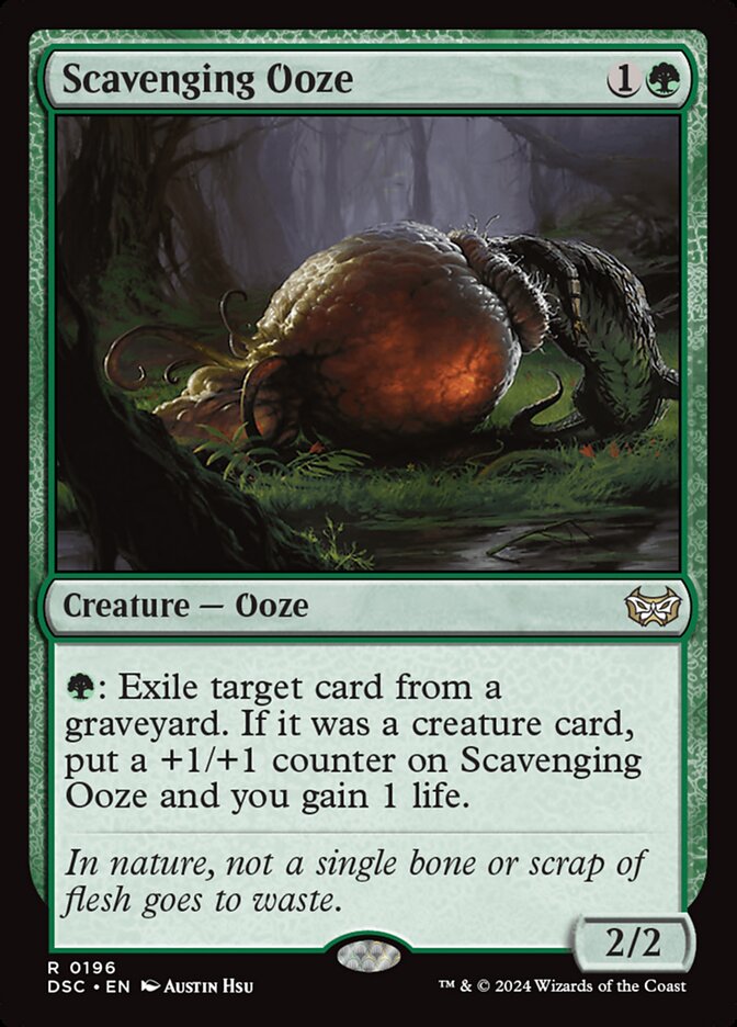 MTG Card Title: Scavenging Ooze DSC/196