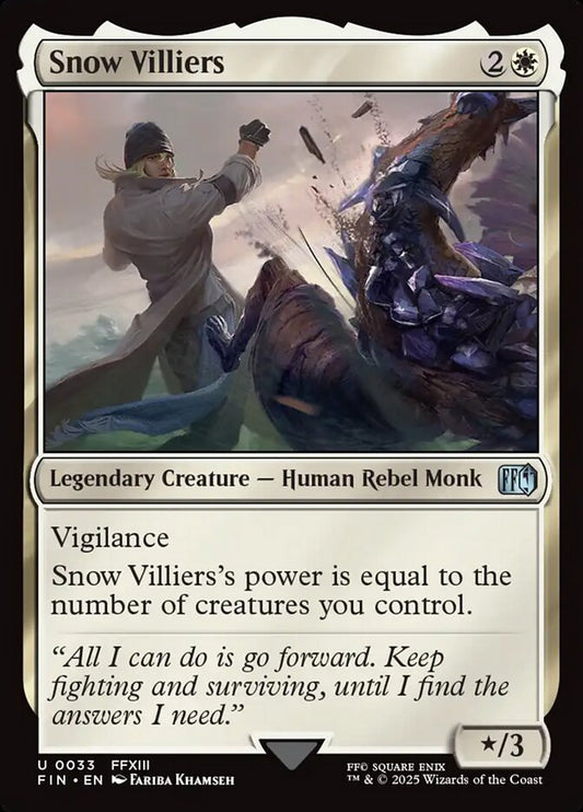 MTG Card Title: Snow Villiers FIN/33