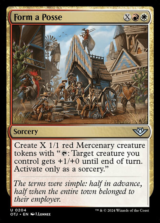 MTG Card Title: Form a Posse OTJ/204
