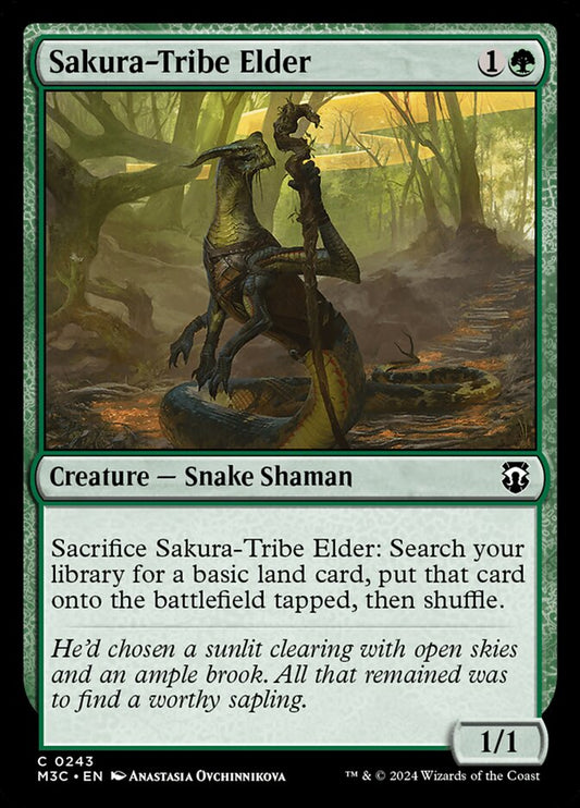 MTG Card Title: Sakura-Tribe Elder M3C/243