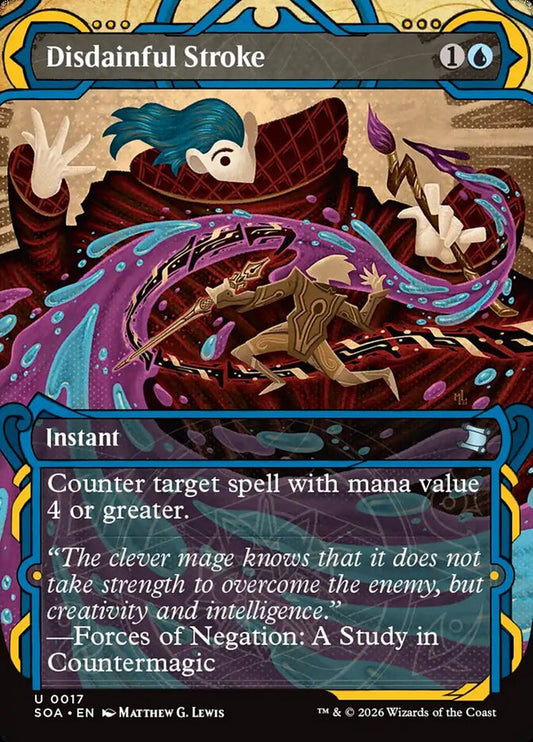 MTG Card Title: Disdainful Stroke SOA/17