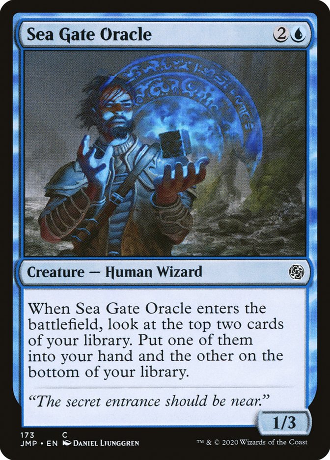 MTG Card Title: Sea Gate Oracle JMP/173