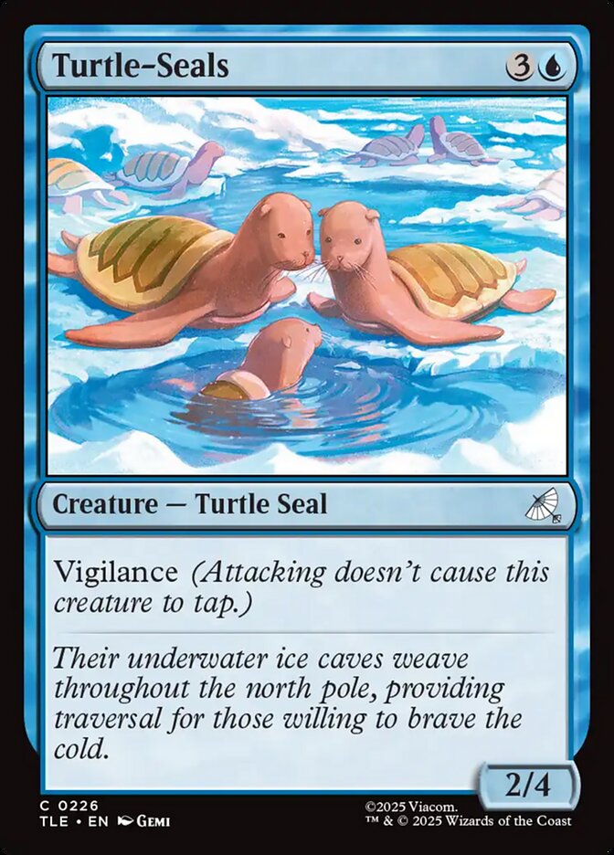 MTG Card Title: Turtle-Seals TLE/226