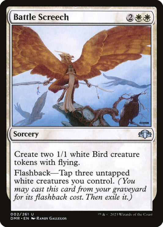 MTG Card Title: Battle Screech DMR/2