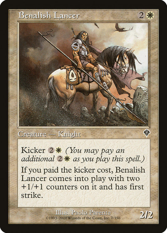 MTG Card Title: Benalish Lancer INV/7