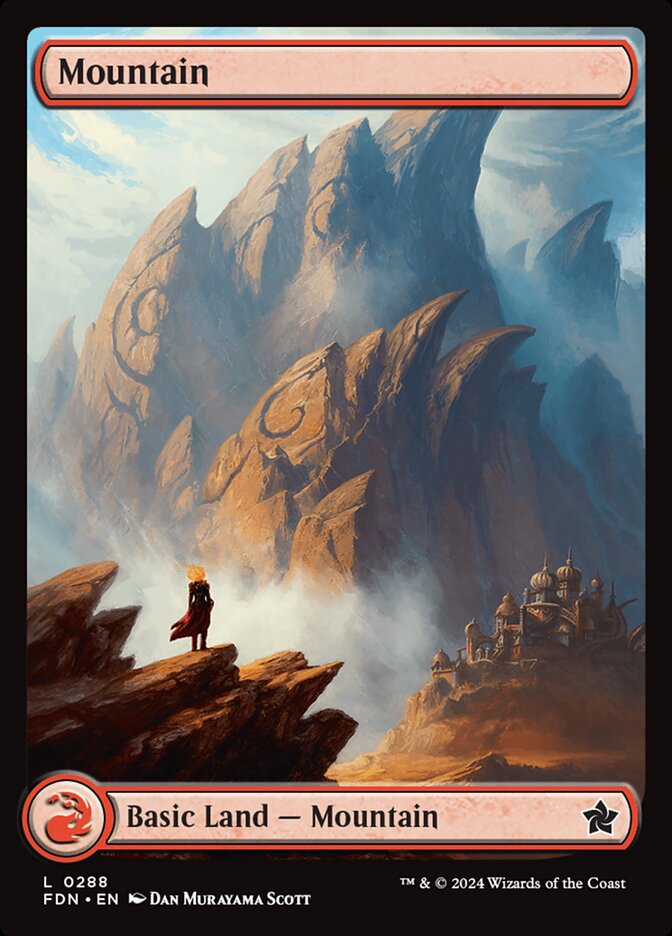 MTG Card Title: Mountain FDN/288