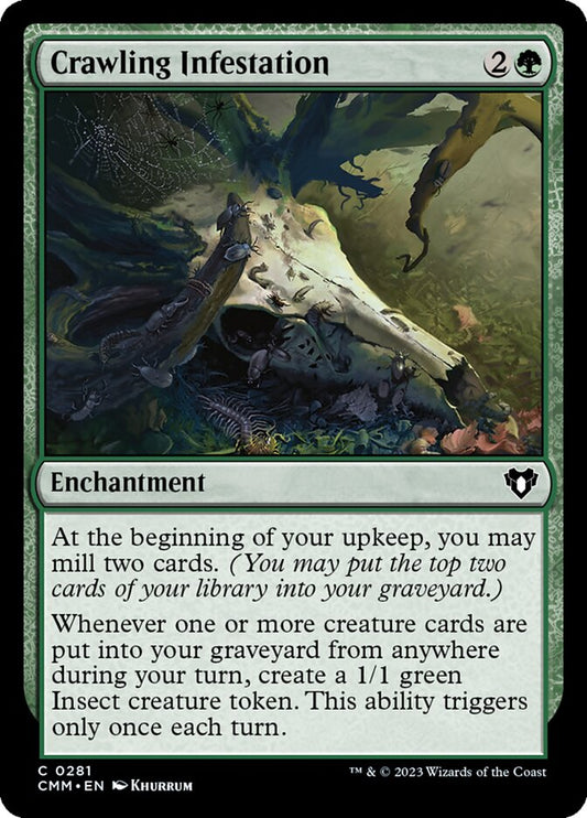 MTG Card Title: Crawling Infestation CMM/281