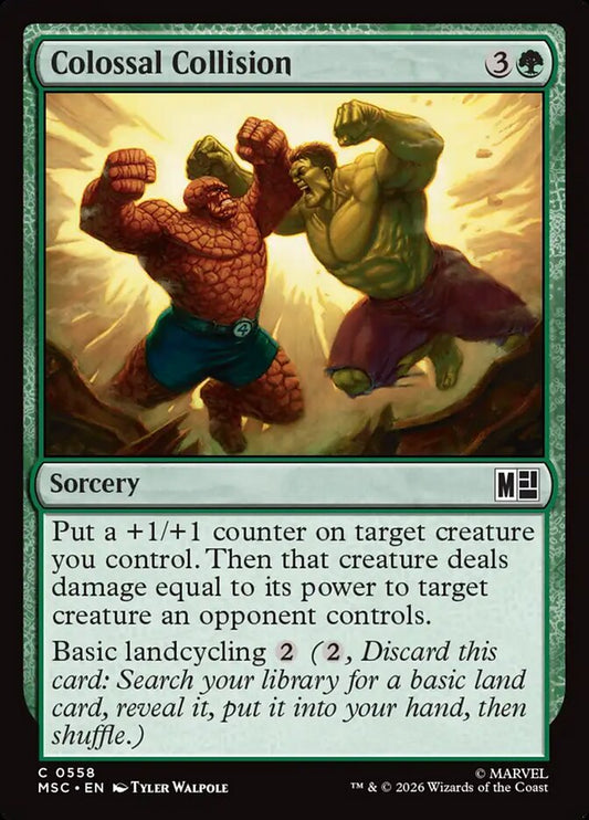 MTG Card Title: Colossal Collision MSC/558