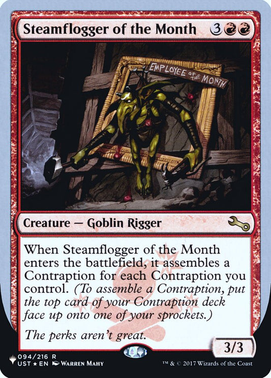 MTG Card Title: Steamflogger of the Month ULST/30