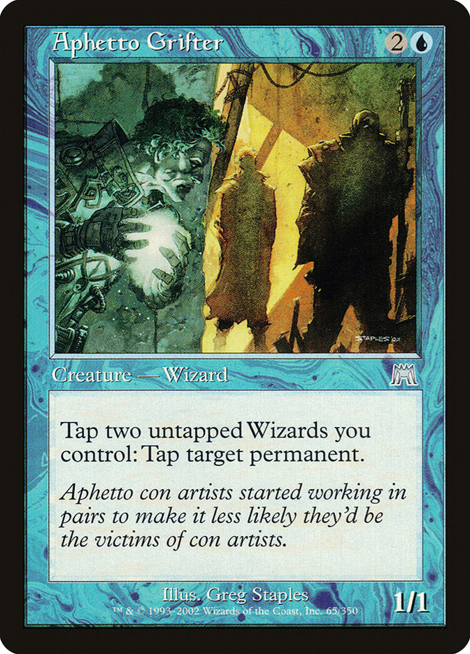 MTG Card Title: Aphetto Grifter ONS/65