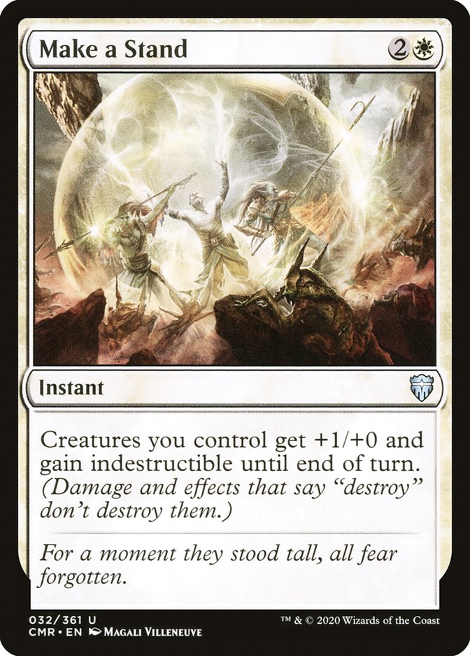 MTG Card Title: Make a Stand CMR/32