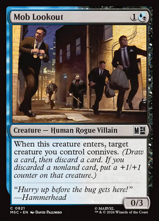 MTG Card Title: Mob Lookout MSC/821