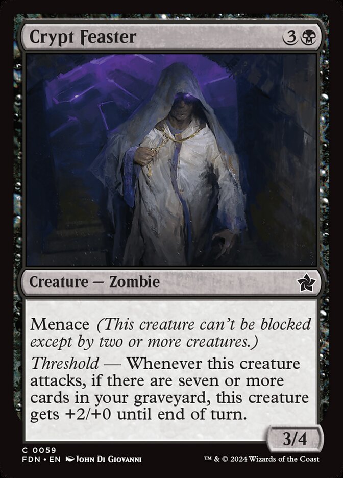 MTG Card Title: Crypt Feaster FDN/59