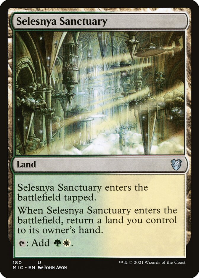 MTG Card Title: Selesnya Sanctuary MIC/180