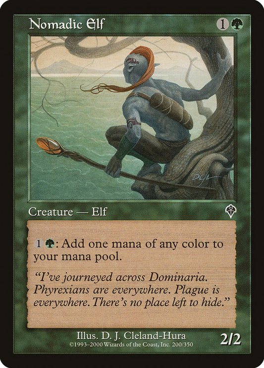 MTG Card Title: Nomadic Elf INV/200